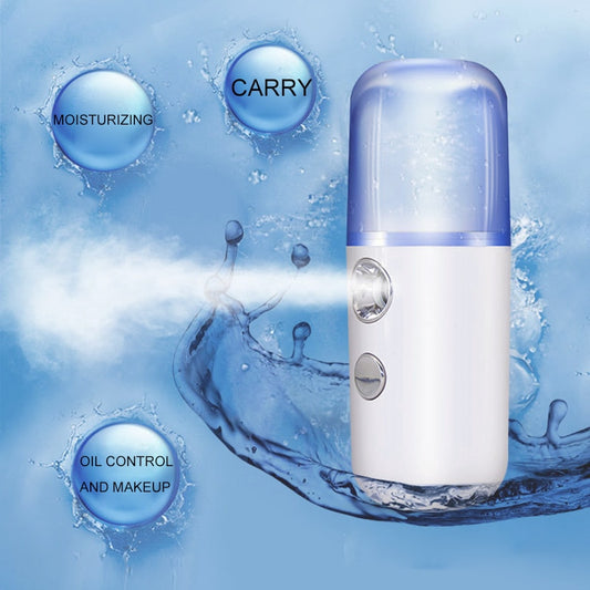 Nano Mist Facial Sprayer Beauty Instrument - USB Face Steamer, Moisturizing Beauty