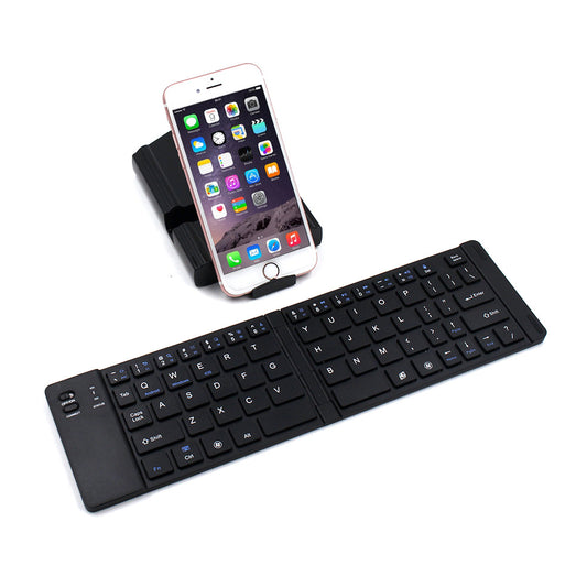 Mini Wireless Bluetooth Keyboard - Foldable, Durable Metal, Portable