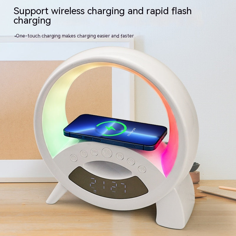 Clock with Phone Charging Deck