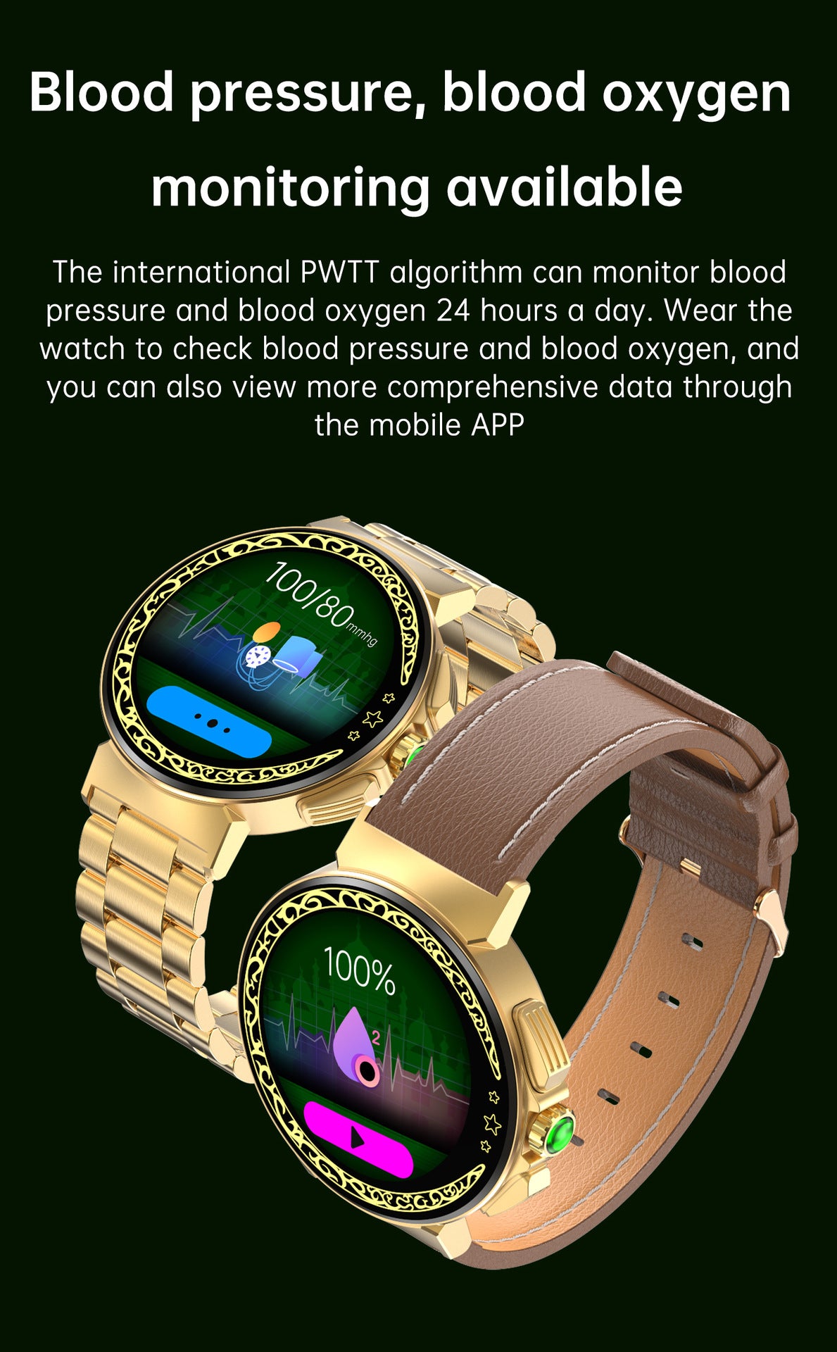 Health Monitoring Bluetooth Sports Watch